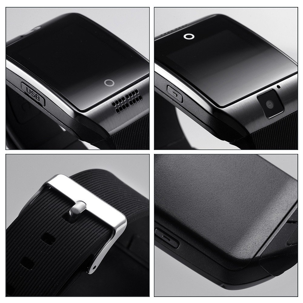 Wireless Q18 Smartwatch Smart Watch with SIM Card and Camera Phone Watch Phone for Android All Phones